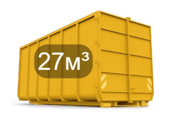Вывоз мусора контейнером Пухто 27м3 в Тосно
